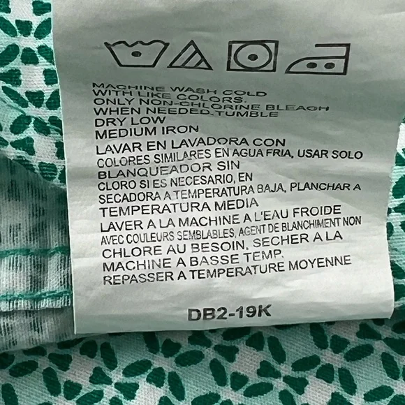 Wrangler George Strait Collection Pearl Snap Button Up Shirt Green/White Small - Picture 8 of 9